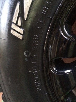 ล้อแท้ bridgestone 15 พร้อมยาง 30