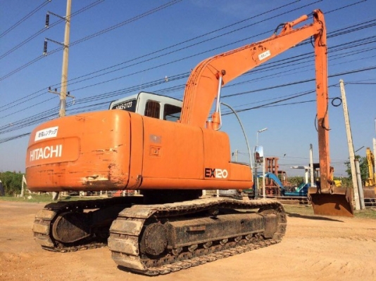 ขายรถแบคโฮ HITACHI EX120-5 บูมยาว สภาพสวยพร้อมใช้งาน รถนอกนำเข้าเองจากญี่ปุ่น มีVDOการทำงานครับ