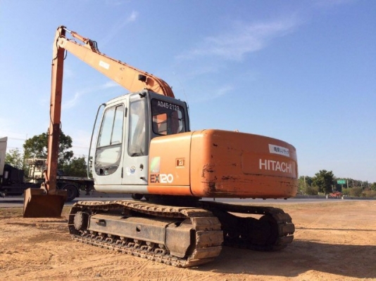 ขายรถแบคโฮ HITACHI EX120-5 บูมยาว สภาพสวยพร้อมใช้งาน รถนอกนำเข้าเองจากญี่ปุ่น มีVDOการทำงานครับ