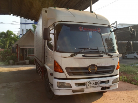 ขาย 6 ล้อใหญ่ HINO MEGA FG ปี 03 พร้อมตู้บรรทุก ยาว 7.20 เมตร