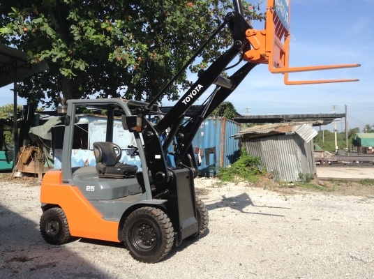 ขายรถยก -ตัก-เทได้ TOYOTA 8FD25 รุ่นใหม่ล่าสุด ชั่วโมงการทำงานน้อยมาก รถเก่าจากญี่ปุ่น