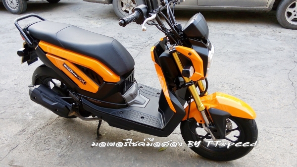 รถบ้าน Zoomer-x สีส้ม ซื้อสดมาจดปลายปี 56 สภาพป้ายแดง รถบ้าน Zoomer-x สีส้ม ซื้อสดมาจดปลายปี 56 สภาพป้ายแดง