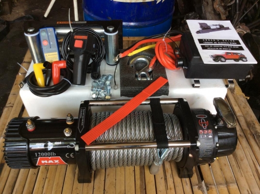 ขายwinch 12000 LB   12V.   สลิงเหล็ก