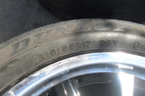 ล้อแม็ก17นิ้ว5รู114 พร้อมยาง สวยๆ 4 ล้อ ราคา 6900 บาท