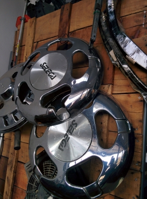 ดีเคเซียงกง ฝาครอบล้อเเสตนเลส 20 นิ้ว เก่าเเท้ญี่ปุ่น