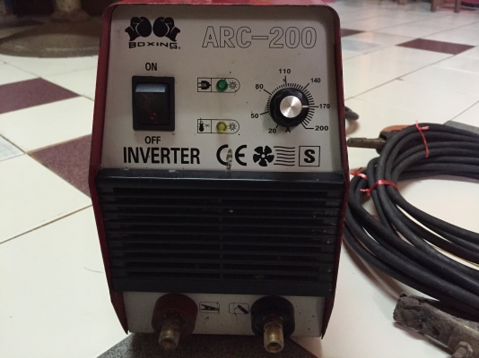 ขายเครื่องเชื่อมไฟฟ้าระบบอินเวอร์เตอร์ขนาด200Aใช้ไฟบ้าน220Vยี่ห้อBOXINGสภาพดีพร้อมสายยาวๆ ขายเครื่องเชื่อมไฟฟ้าระบบอินเวอร์เตอร์ขนาด200Aใช้ไฟบ้าน220Vยี่ห้อBOXINGสภาพดีพร้อมสายยาวๆ