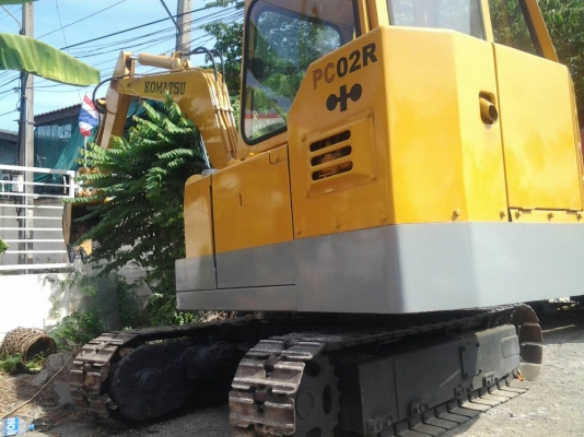 รถขุด แบคโฮ KOMATSU PC02R สภาพป้ายแดง พร้อมใช้งาน ลงงานหนักได้สบาย รถขุด แบคโฮ KOMATSU PC02R สภาพป้ายแดง พร้อมใช้งาน ลงงานหนักได้สบาย