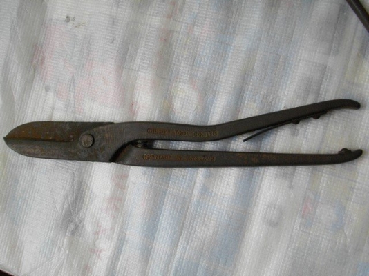 ขายกรรไกรตัดแผ่นเหล็กเยอรมัน12"GILBOW Made in England.