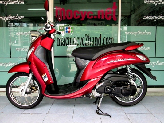 Fino i ลายพรีเมี่ยม สีแดงเทา พิมนิยม หัวฉีด รถเดือน กันยายน ปี57 ไมล์ 4 พันโล แถม 4 รายการ