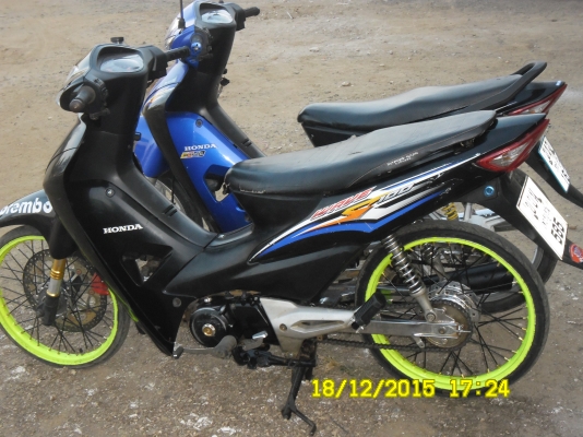 ขายรถมอเตอร์ไซค์ HONDA WAVE100Sท้ายดำปี50สีดำ กับ ปี49สีน้ำเงิน-ดำ