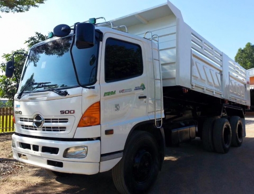 ขายรถสิบล้อ HINO FM 1J 260แรง ปี47 ดั้มสามมิตร มีระบบลากพ่วง รถสวยเดิมบางพร้อมใช้งาน