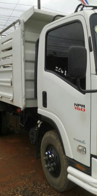 หกล้อ อีซูชุ NPR150ปี56 ดั้มสามมิตแท้ สวยบางเดิมพร้อมใช้ เล่มทะเบียนพร้อมโอน ราคา 870,000บ รถสวยเดิมๆน่าใช้