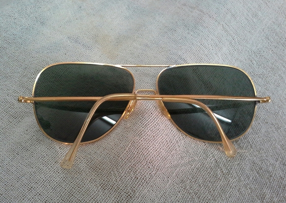 แว่นตาฝรั่งเศส/แฮนด์เมดโกลด์ฟิลด์ (ทองคำแท้ผสม) Frame France 14K  บิ๊กไซซ์!