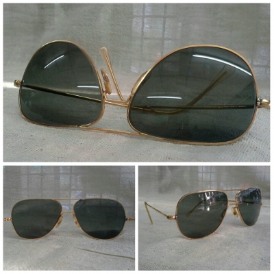 แว่นตาฝรั่งเศส/แฮนด์เมดโกลด์ฟิลด์ (ทองคำแท้ผสม) Frame France 14K  บิ๊กไซซ์!