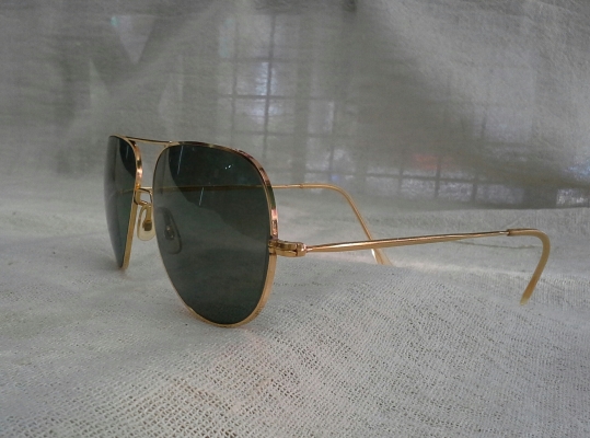 แว่นตาฝรั่งเศส/แฮนด์เมดโกลด์ฟิลด์ (ทองคำแท้ผสม) Frame France 14K  บิ๊กไซซ์!