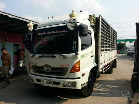 หกล้อ ฮีโน่ FC9J175 ปี51ซี่รี่500 ช่วงยาว 5.50ม สภาพสวยคู่เดิมบางทั้งคันพร้อมใช้ ทะเบียนพร้อมโอน