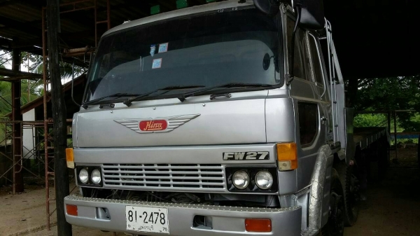 ขายรถเทนเลอร์ 12 ล้อHINO 2เพลา เครื่องEK 100รถสวยพร้อมใช้เอกสารพร้อมโอนราคา850,000 090-772-3710 090-772-3708