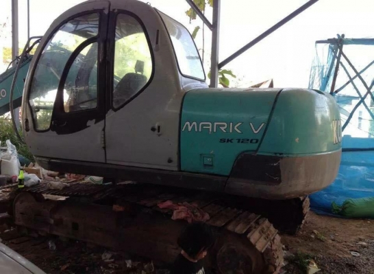 ขายรถแบคโฮ KOBELCO  sk 100-5  super เอกสารเล่มทะเบียนรถสวยพร้อมใช้ราคา650,000 090-772-3710 090-772-3708