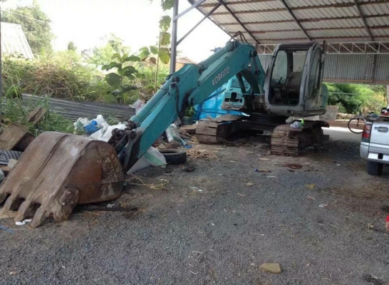 ขายรถแบคโฮ KOBELCO sk 100-5 super เอกสารเล่มทะเบียนรถสวยพร้อมใช้ราคา650,000 090-772-3710 090-772-3708 ขายรถแบคโฮ KOBELCO sk 100-5 super เอกสารเล่มทะเบียนรถสวยพร้อมใช้ราคา650,000 090-772-3710 090-772-3708