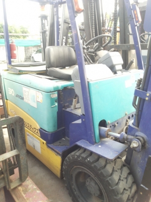 ขายรถไฟฟ้านัั่งขับ komatsu ขนาด 3 ตัน พร้อมตู้ชาร์จ