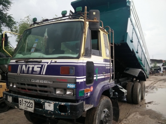 ขายสิบล้อดั้มเพลาเดียว UD  เครื่อง Hino  H07D-195 แรงม้า  ช่วงล่าง Jumbo พร้อมใช้ครับ