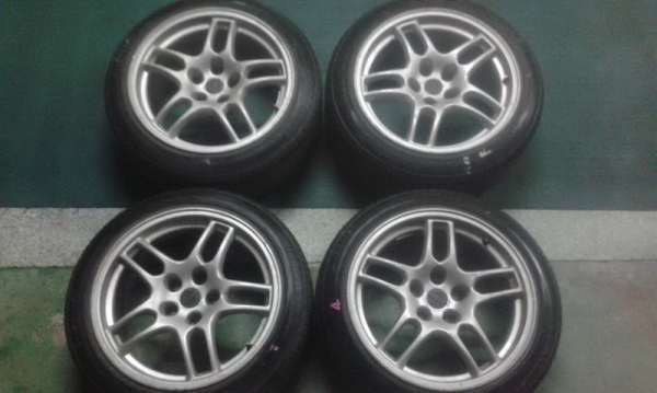 ขายล้อSkyline GTR33เนื้อForged5รู114ขอบ17กว้าง9off30
