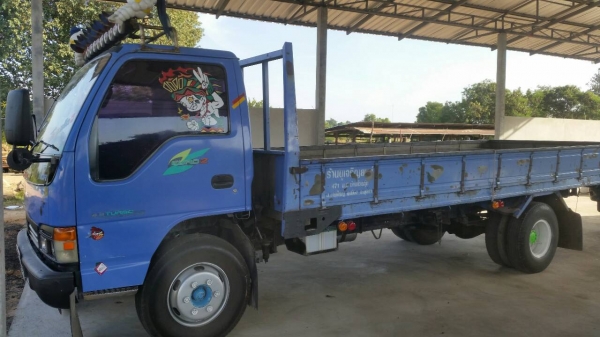 หกล้อ อีซูชุ NQR140โบว์ ปี44 แอร์ เวอร์ ช่วงยาว5.50ม ทะเบียนพร้อมโอน