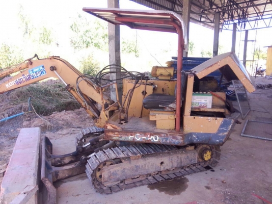 ขายแบคโฮเล็ก Komatsu PC20 ลดราคาเหลือ 85,000
