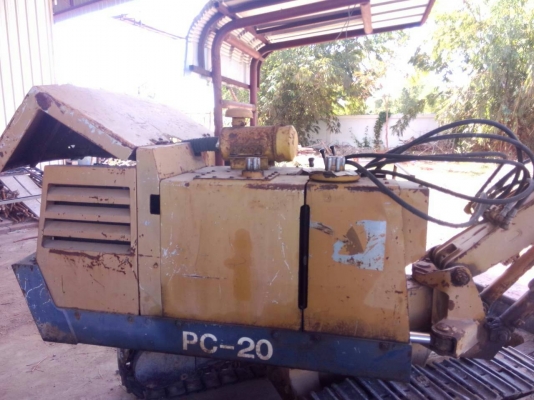 ขายแบคโฮเล็ก Komatsu PC20 ลดราคาเหลือ 85,000