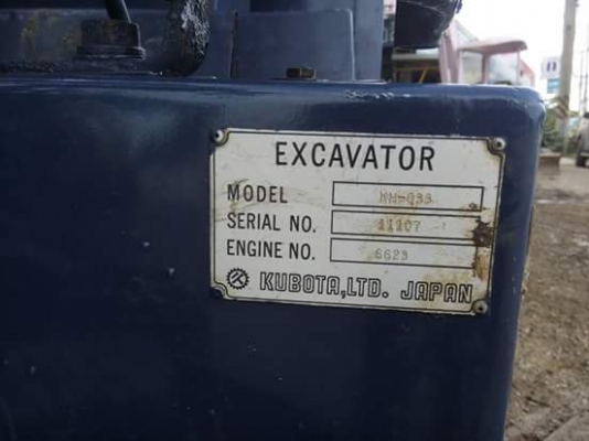 ขายรถขุด KUBOTA KH033 เท่ากับPC35รถเก่านอกแท้ มีเอกสารใบอินวอย รถไม่เคยใช้งานในไทย สนใจติดต่อ099-907-9273กิ๊ฟ
