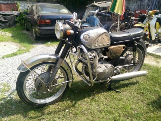 ขาย Honda Cb-77 เครื่อง Cb-72 สภาพเต็มยืนคัน