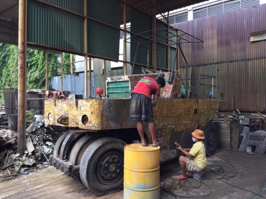 ขายด่วนรถบดล้อยาง9ล้อSAKAI TS7409 พร้อมใช้งาน เล่มทะเบียน