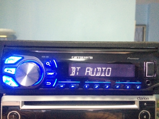 Pioneer MVH-590 USB IPOD BULETOOTH BT AUDIO AUX ปรีเอ้า1ชุด มีระบบMIXเพลง มือ2 ญี่ปุ่น