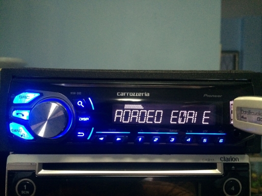 Pioneer MVH-590 USB IPOD BULETOOTH BT AUDIO AUX ปรีเอ้า1ชุด มีระบบMIXเพลง มือ2 ญี่ปุ่น