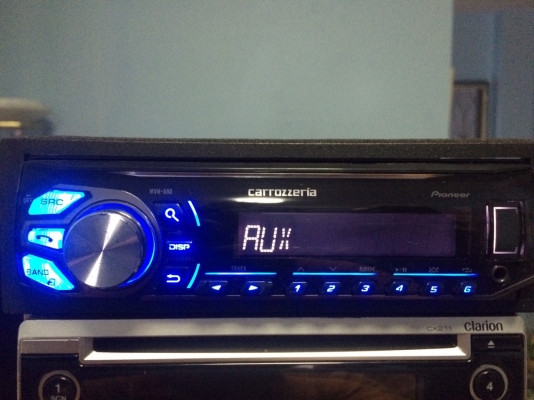 Pioneer MVH-590 USB IPOD BULETOOTH BT AUDIO AUX ปรีเอ้า1ชุด มีระบบMIXเพลง มือ2 ญี่ปุ่น