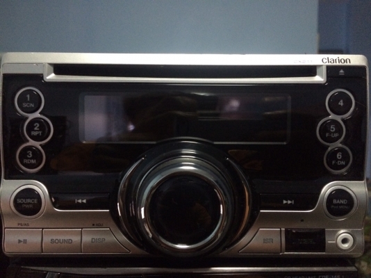 Clarion CX211 USB IPOD MP3 CD AUX ปรีเอ้า2ชุด สีไฟเปลี่ยนได้728โทนสี ลูกเล่นอีกเพียบ มือ2 ญี่ปุ่น