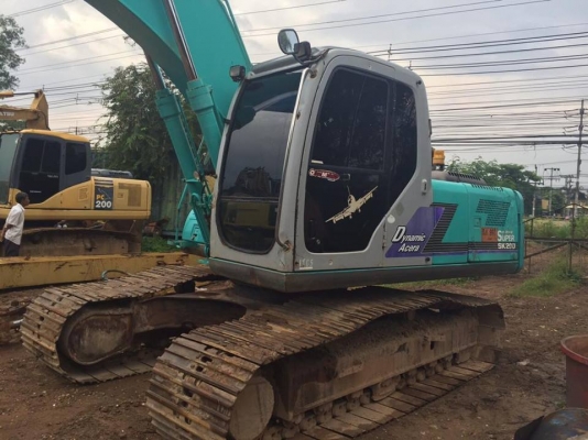 รถขุด SK200-6 M6 YN10-38121 ใช้ 16828 ชม. รถสภาพดีมาก เอกสารเล่มทะเบียนพร้อม