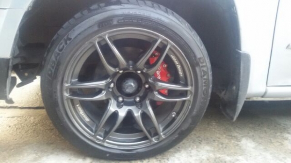 17&times;9 6รู 4วง พร้อมยาง ตามสภาพ ราคาสุดท้าย