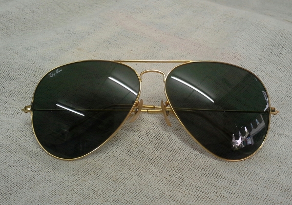 แว่นตานายพลแมคอาร์เธอร์ B&amp;L RAY-BAN AVIATOR MacArthur USA บิ๊กไซซ์ 62mm