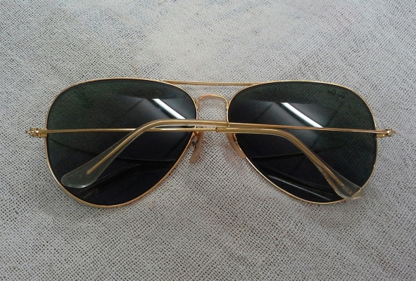 แว่นตานายพลแมคอาร์เธอร์ B&amp;L RAY-BAN AVIATOR MacArthur USA บิ๊กไซซ์ 62mm
