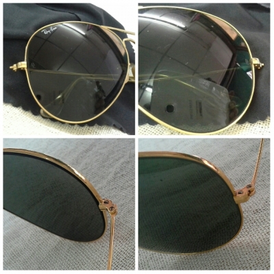แว่นตานายพลแมคอาร์เธอร์ B&amp;L RAY-BAN AVIATOR MacArthur USA บิ๊กไซซ์ 62mm