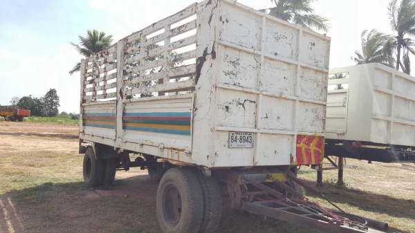 ขาย ลูกพ่วง 2 คานไม่ดั้ม ยาว 6 เมตร ทะเบียนพร้อมโอน