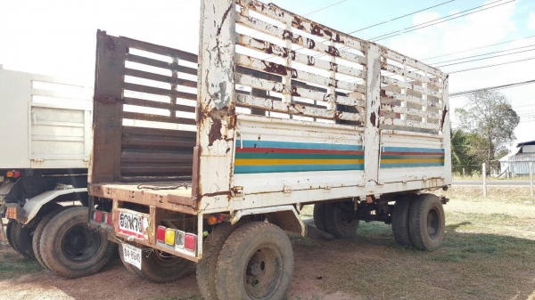 ขาย ลูกพ่วง 2 คานไม่ดั้ม ยาว 6 เมตร ทะเบียนพร้อมโอน