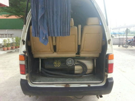 ขายรถตู้ ปรับราคา 105,000 บาท TOYOTA HIACE ปี 2001 เกียร์ออโต้ หลังคาสูง เครื่อง 2J 3.0 แอร์พอได้ ไม่เย็นมาก (แจ้งเครื่อง และแก๊สลงเล่มแล้ว) เครื่องดี ช่วงล่างดี,สภาพภายนอกใช้ได้ มีเบาะคู่หน้าขาด,รอเล่มจากบริษัทประมาณ 1 อาทิตย์