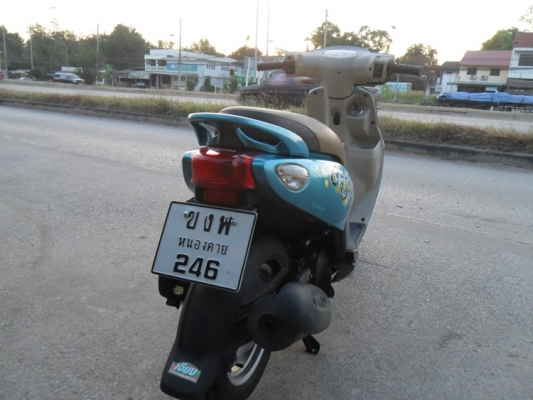 yamaha fiore ปี55 เครื่องเดิมระบบหัวฉีดYMJET-FIประหยัดน้ำมันสุดๆรถพร้อมใช้ เอกสารพร้อมโอน