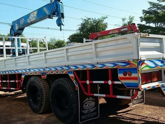 ขาย สิบล้อ ฮีโน่ FL1J 210 ปึ40 เครน UNIC 5ตัน ซุปเปอร์ ท้องวี 5ปอก 4ชัก ช่วงยาว 7.50ม สภาพดีสวยกริ๊ปพร้อมใช้ ทะเบียนพร้อมโอน