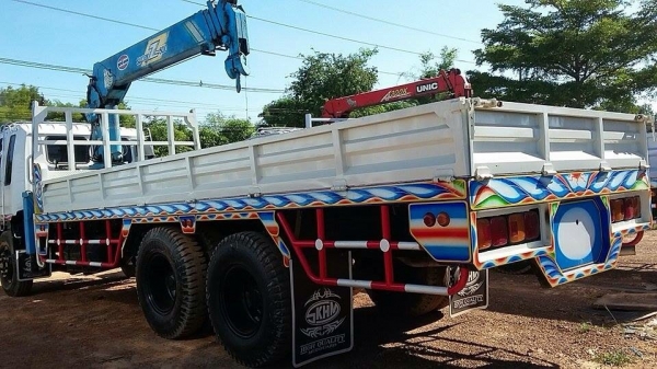 ขาย สิบล้อ ฮีโน่ FL1J 210 ปึ40 เครน UNIC 5ตัน ซุปเปอร์ ท้องวี 5ปอก 4ชัก ช่วงยาว 7.50ม สภาพดีสวยกริ๊ปพร้อมใช้ ทะเบียนพร้อมโอน