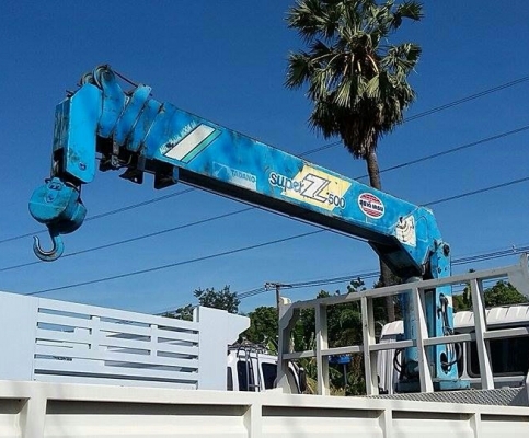 ขาย สิบล้อ ฮีโน่ FL1J 210 ปึ40 เครน UNIC 5ตัน ซุปเปอร์ ท้องวี 5ปอก 4ชัก ช่วงยาว 7.50ม สภาพดีสวยกริ๊ปพร้อมใช้ ทะเบียนพร้อมโอน