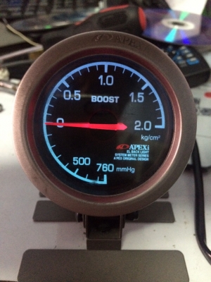 วัดBOOST APEXiแท้ ไฟแบบ G SHOCK มือ2 ญี่ปุ่น