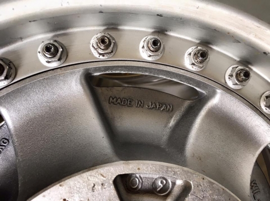 ขายล้อ WORK WILCOX 3 ชิ้นแท้ ขอบ 15x8" ET-26 6/139.7 ออฟลึก หล่อๆ